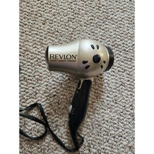 Revlon Perfect Heat Ionic Ceramic Compact Travel Folding Hair Dryer 1875W
